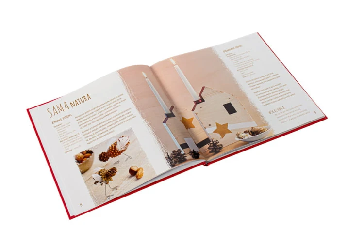 Naturalne dekoracje na Boże Narodzenie.