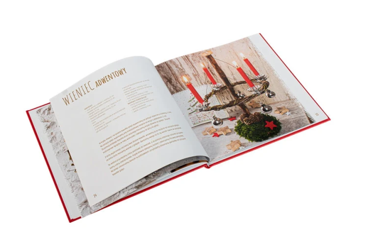 Naturalne dekoracje na Boże Narodzenie.