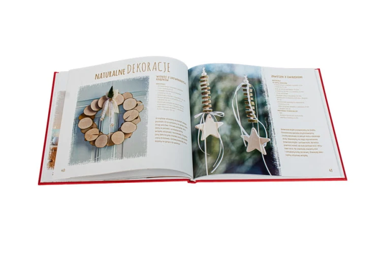 Naturalne dekoracje na Boże Narodzenie.