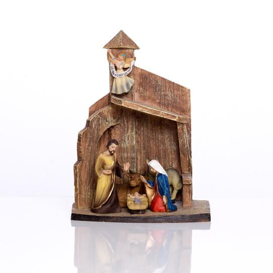 Szopka bożonarodzeniowa ze Świętą Rodziną