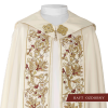 Kapa liturgiczna z haftem wypukłym.