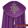 Kapa liturgiczna z symbolem IHS.