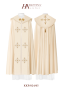 Kapa liturgiczna z bogatym haftem.