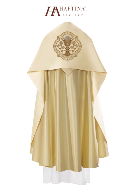 Welon haftowany z klasycznym kielichem.