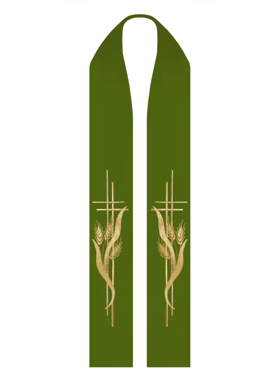 Stuła haftowana z Kłosem