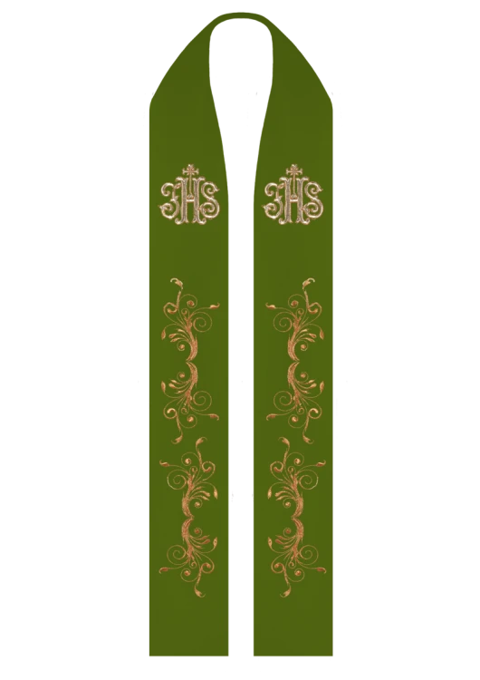Stuła haftowana z IHS