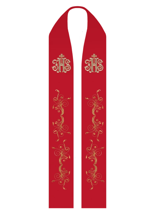 Stuła haftowana z IHS