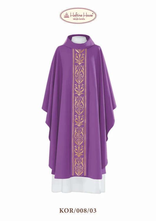 Ornat ze złotym haftem