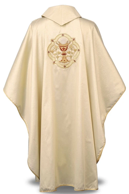 Ornat haftowany - emblemat symbol SERCE i KIELICH