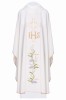 Ornat haftowany - IHS, Krzyż i winogrona
