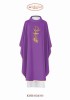 Ornat haftowany - symbole eucharystyczne