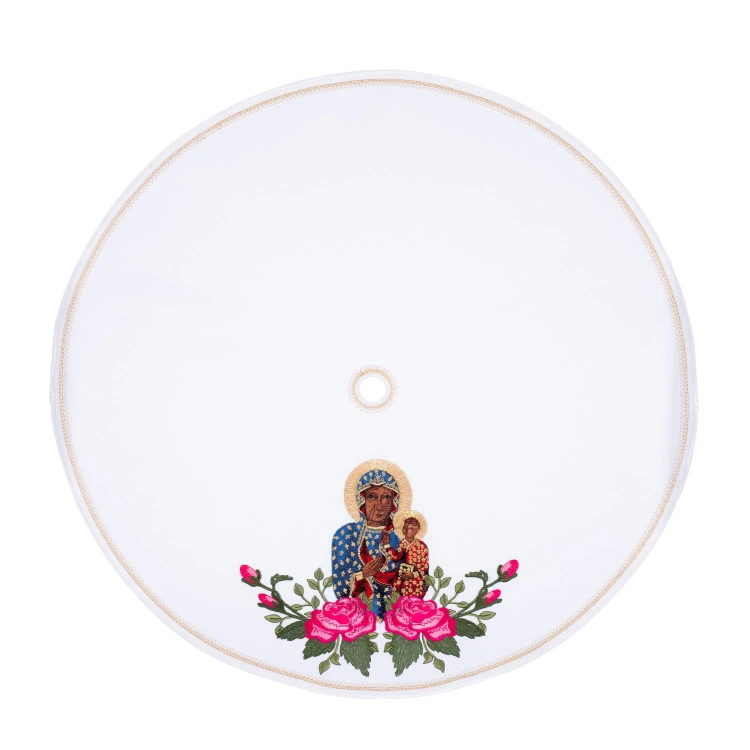 Welon na puszkę z Matką Bożą Częstochowską.