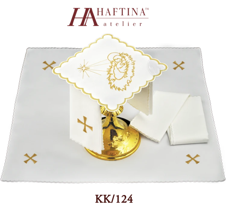 Komplet bielizny kielichowej z Dzieciątkiem