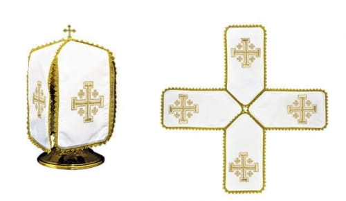 Welon na puszkę z Krzyżem Jerozolimskim