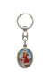 Keychain with Archangel Michael and Saint Christopher.