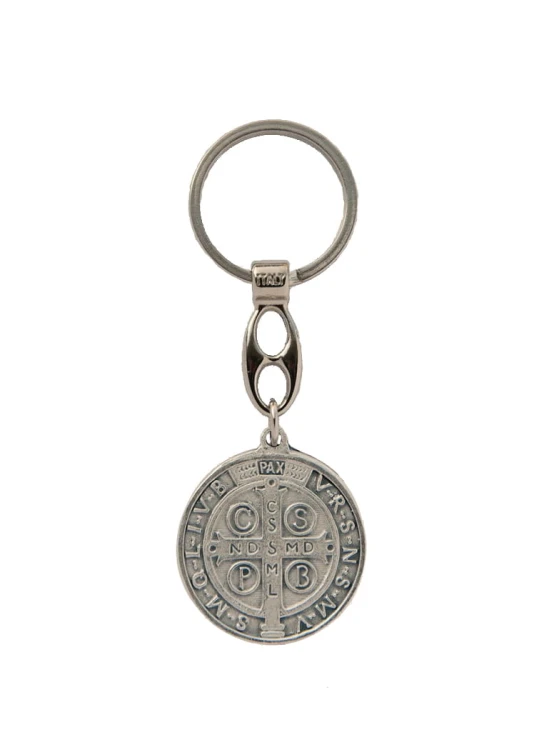 Saint Benedict medal keyring.