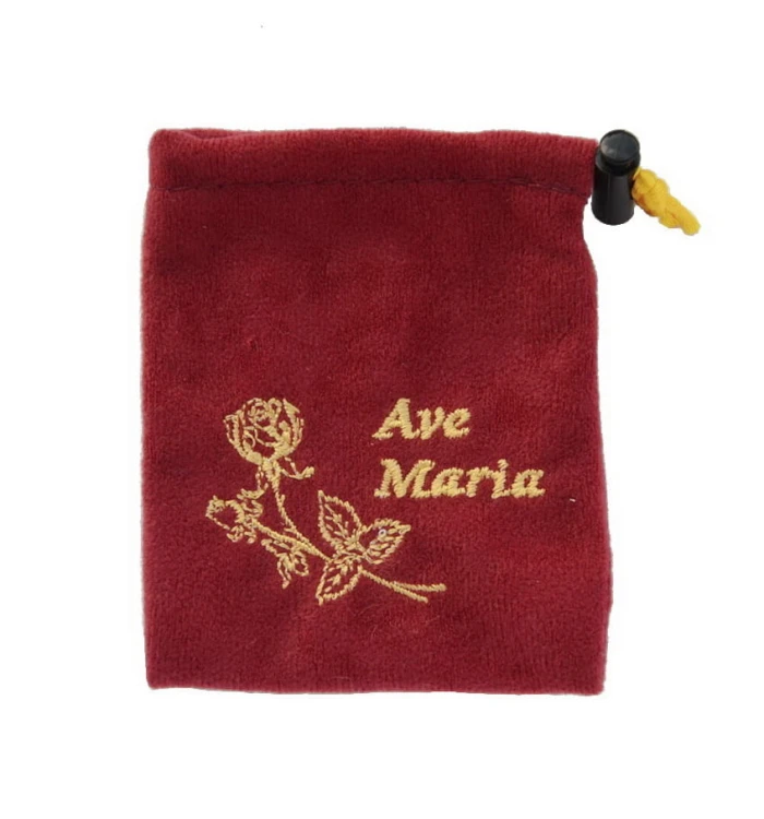 Materiałowe etui na różaniec