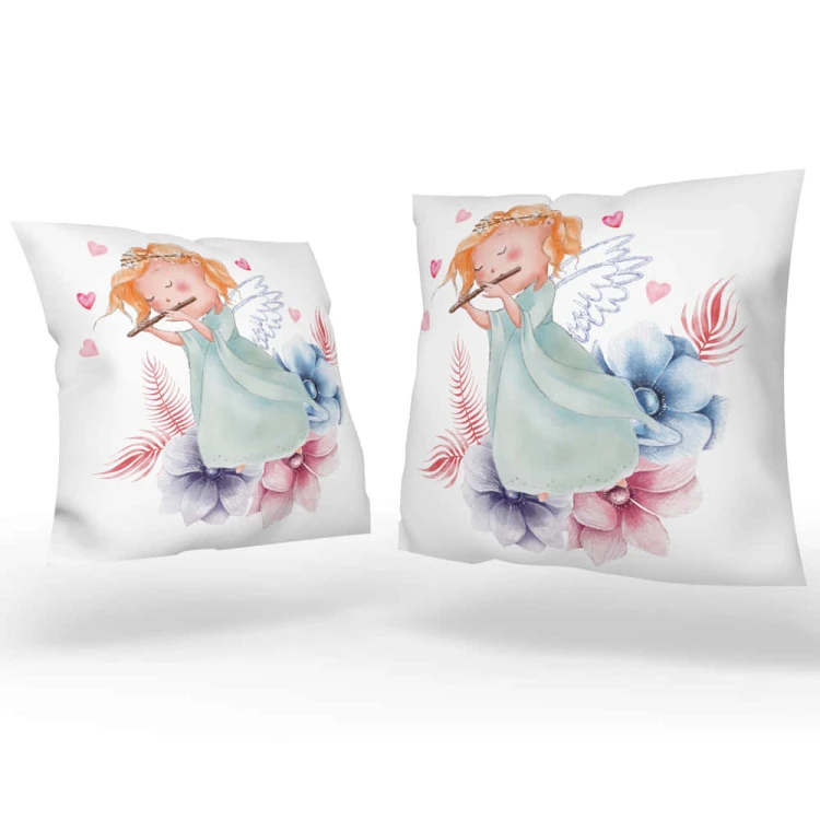 Baby pillow, playing angel