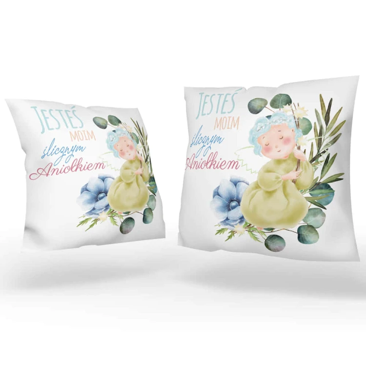 Baby pillow, angel