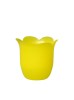 Tulip-shaped candle casing.