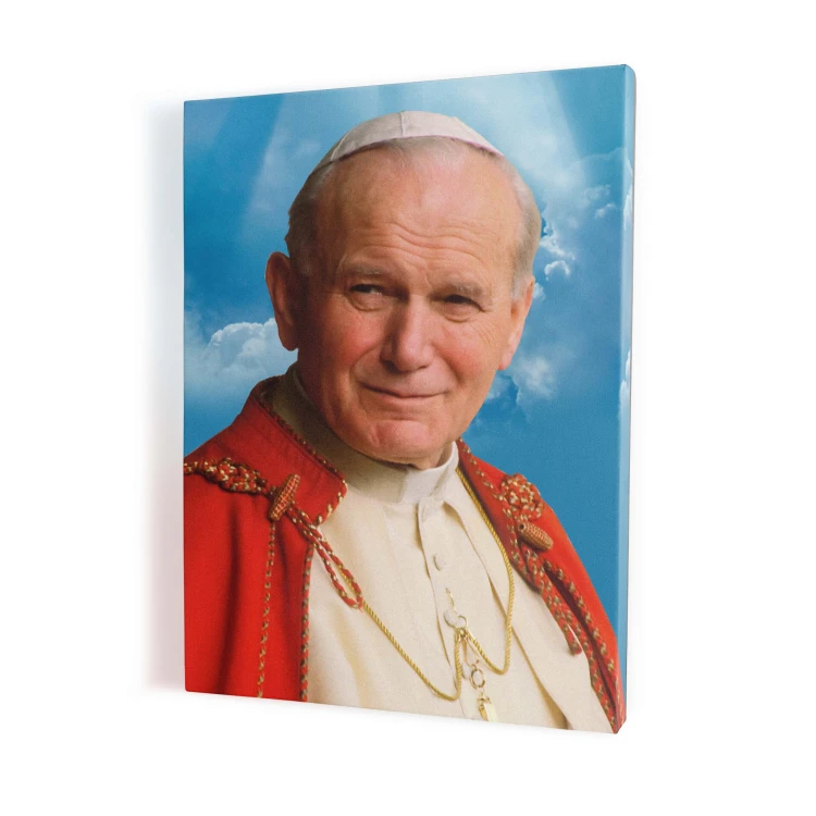 John Paul II, religious painting on canvas