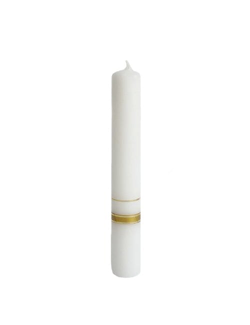 Small white thunder candle.