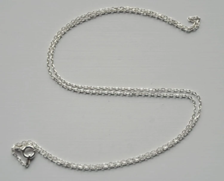 Long Silver Anchor Chain.