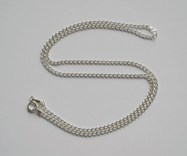 Long silver Armor Chain.