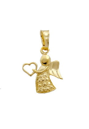 Gold-plated Angel pendant.