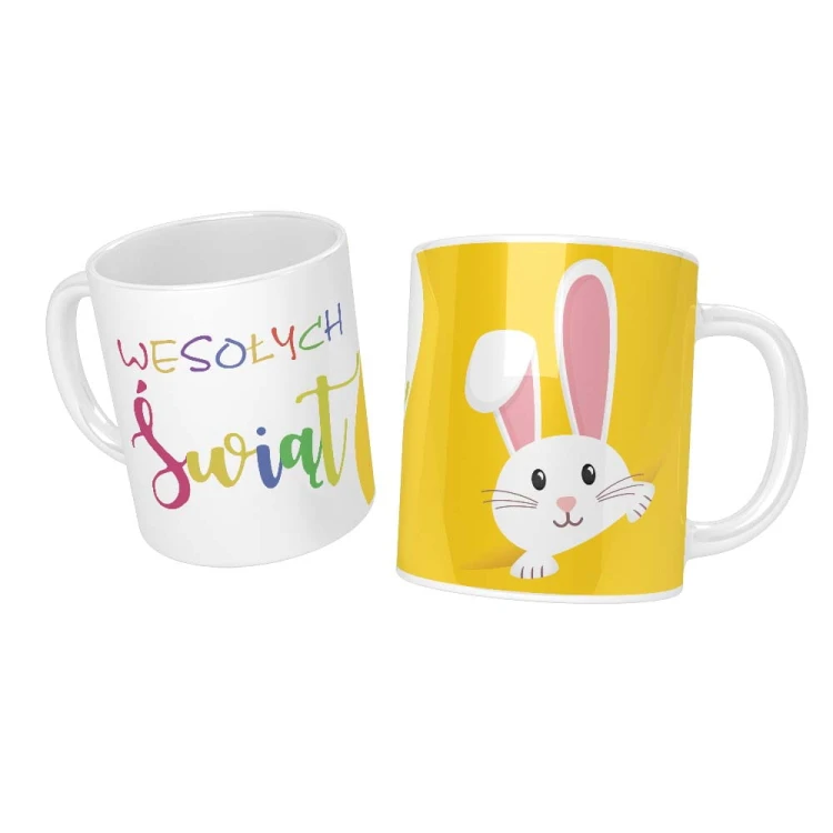 Easter mug with hare
