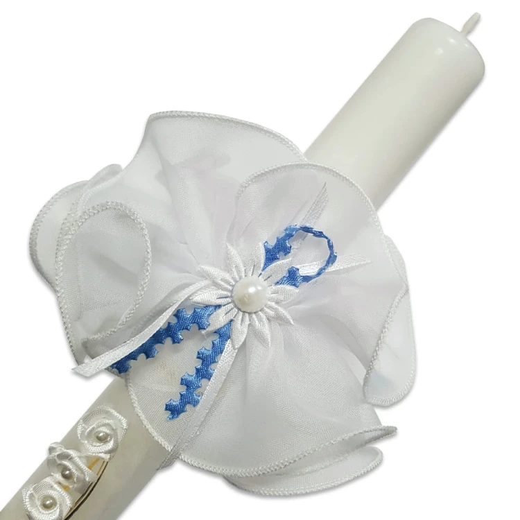 Candle decoration for a boy