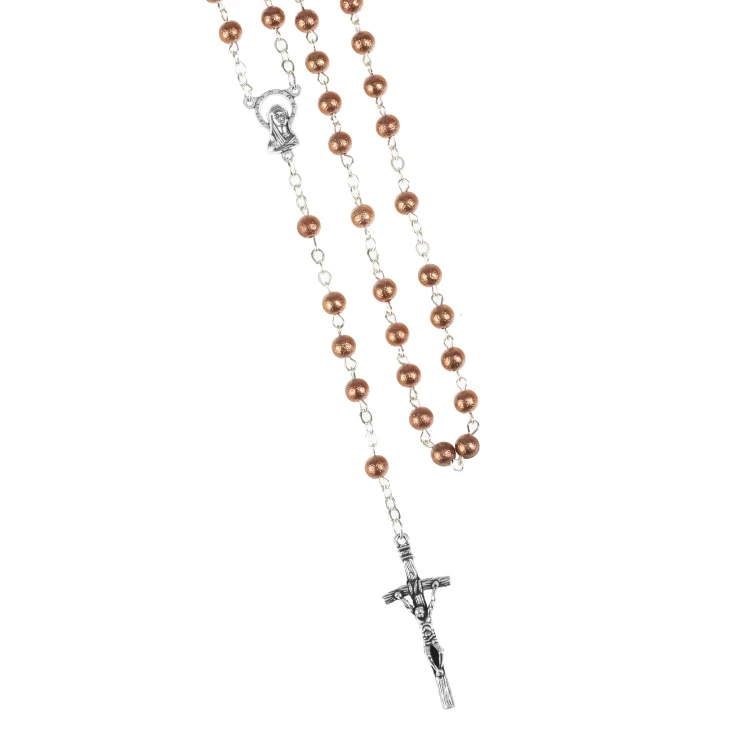 Pearl rosary with Our Lady