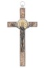 Hanging metal cross with IHS