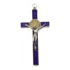 Hanging metal cross with IHS