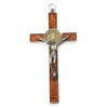 Hanging metal cross with IHS