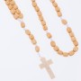 Rosary of wooden beads