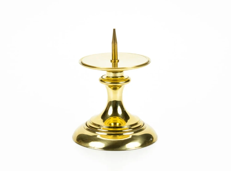 Brass candlestick, 11 cm