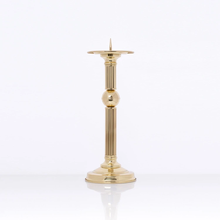 Lichtarz blaszany, 33 cm