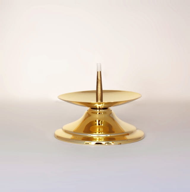Lichtarz blaszany, 4,5 cm