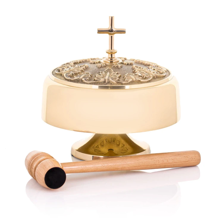 Gong mszalny mosiężny