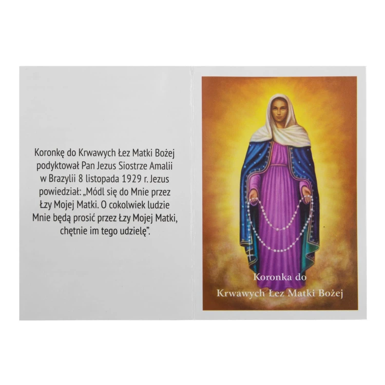 Koronka do Krwawych Łez Matki Bożej