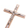 Wooden cross with metal band, 26 cm