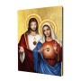Sacred Heart of Jesus and the Immaculate Heart of Mary Icon