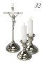 Silver metal carol set