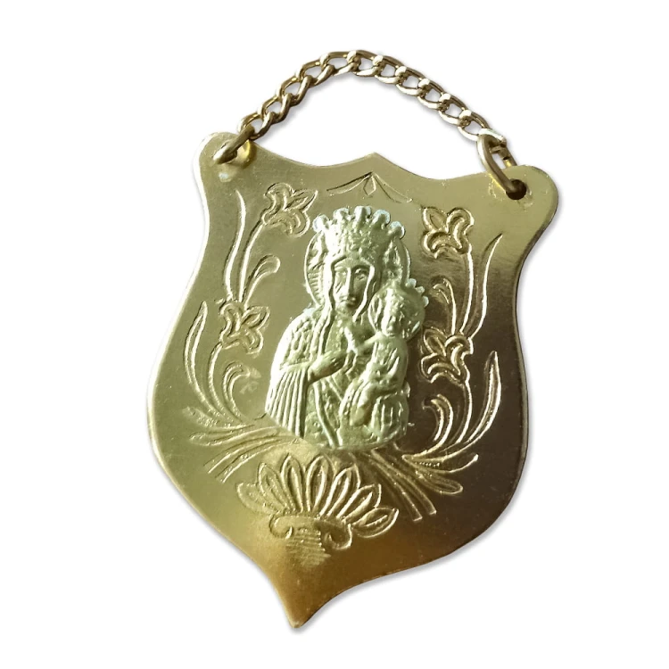 Gorget with Our Lady of Czestochowa