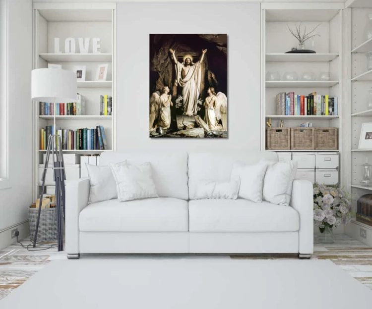 Jesus Risen- religious painting on canvas