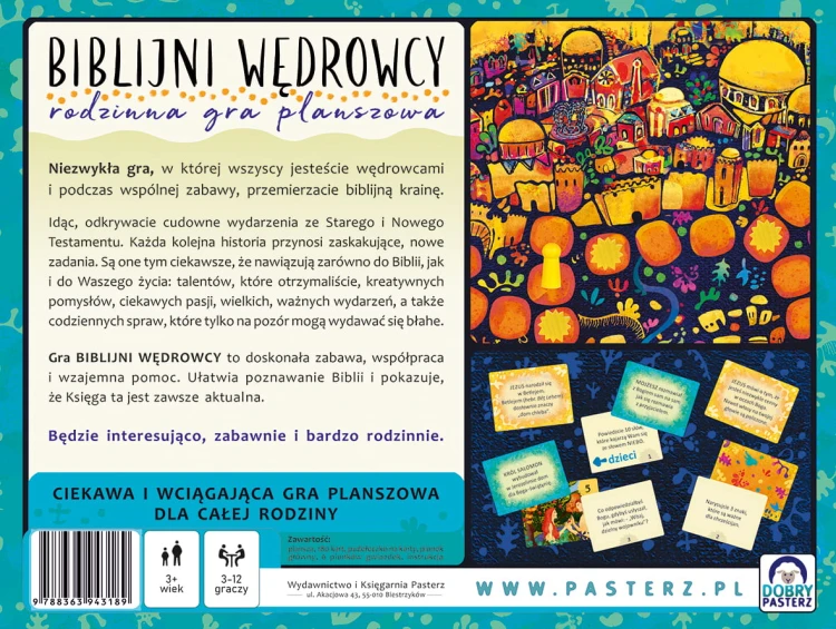 Biblijni Wędrowcy rodzinna gra planszowa