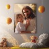 Jezus z dziewczynką obraz na płótnie Art Christiana wiz.jpg