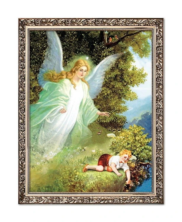 Guardian Angel with a boy religious image3