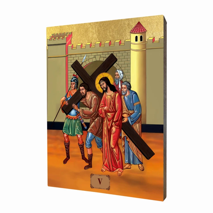 Hand-gilded Way of the Cross